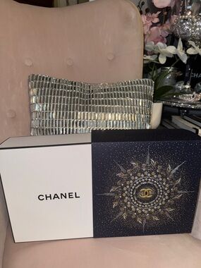 CHANEL Black, White and Gold Decorative Gift Box